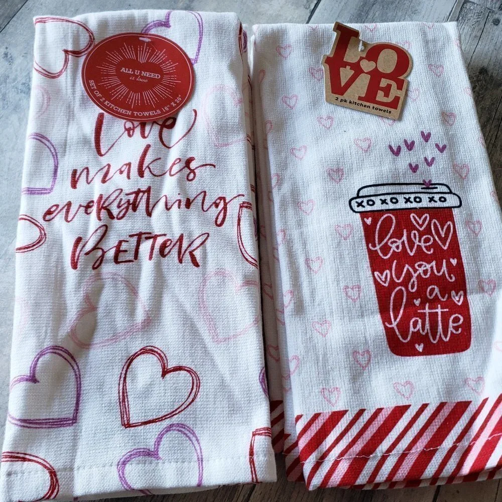 NWT - Set of 4 Kitchen Towels 16